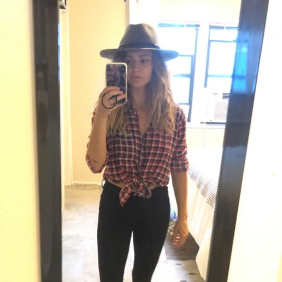 Rag & Bone Range Felt Brimmed Hat Unisex in Gray size Large 58cm - Picture 13 of 14